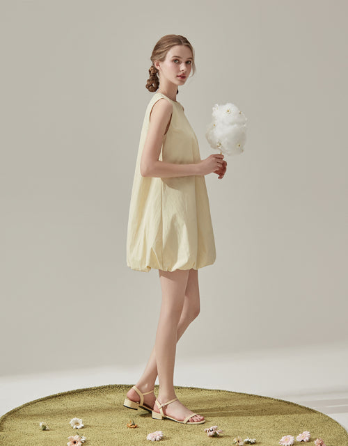 보나 벌룬 미니 원피스