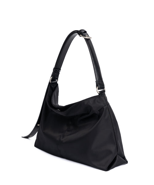 [WITH 해수] 컨투어 벨티드 백 (나일론 블랙)