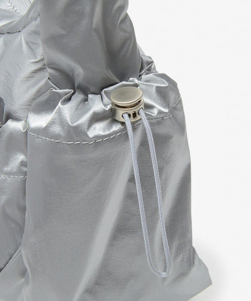 NBGCFSW104 / 글로시 리본 호보백 (SILVER)