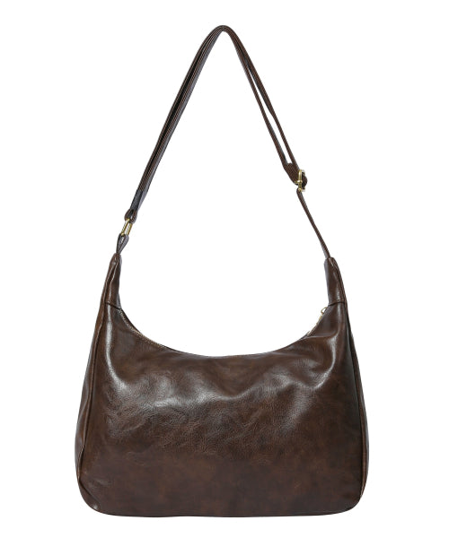 메린 골드 라인 레더 숄더백 남녀공용 (2컬러)