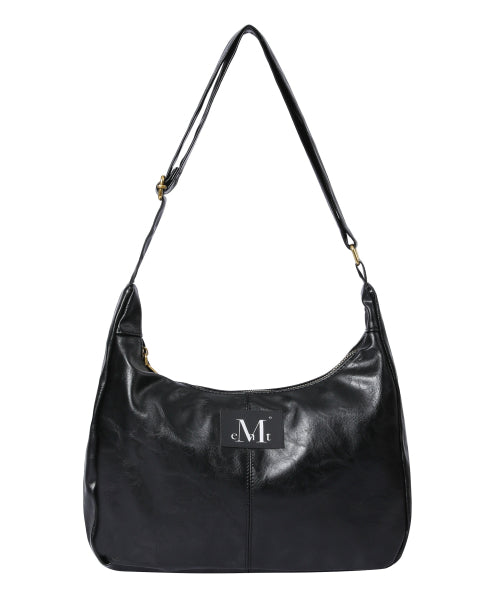 메린 골드 라인 레더 숄더백 남녀공용 (2컬러)