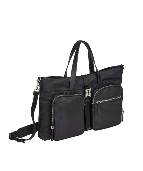 Hey Double Pocket Tote M (헤이 더블 포켓 토트 미듐)_2colors