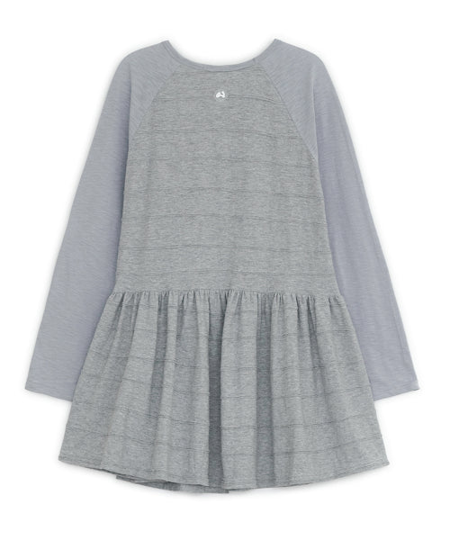 엔젤 패치 레글런 드레스 (그레이)