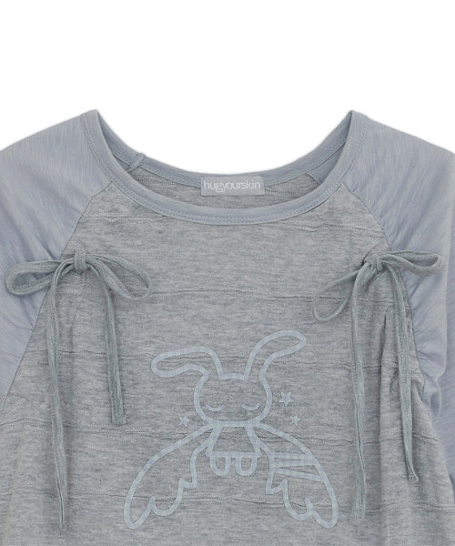 엔젤 패치 레글런 드레스 (그레이)