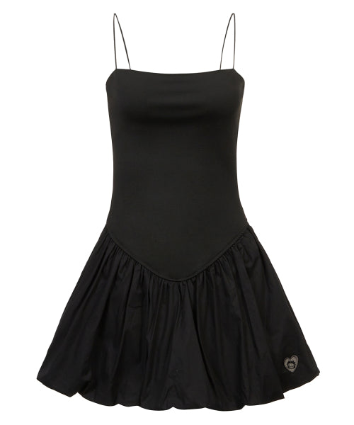 베티붑 벌룬 미니 원피스_블랙