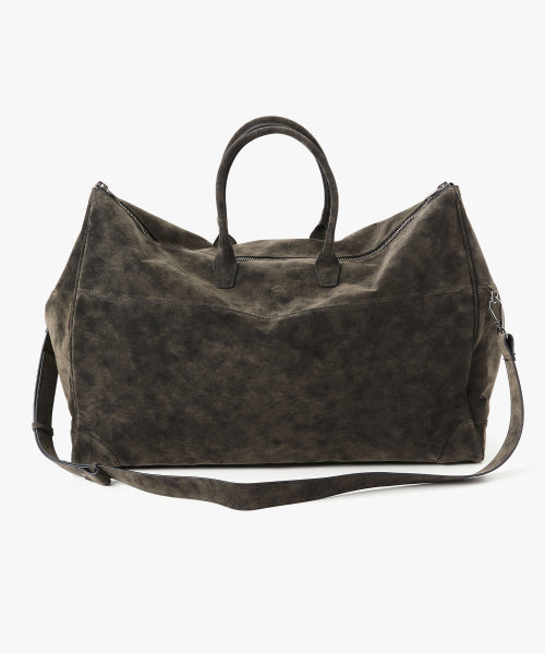 스웨이드 볼링백 - BLACK