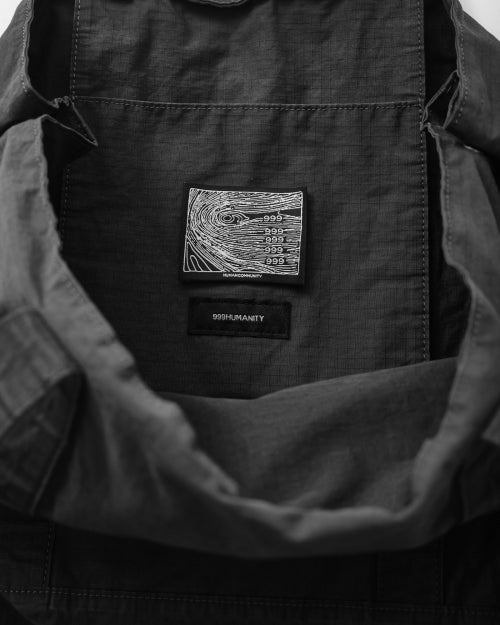 AV 립스탑 토트 백 (워시드 차콜)